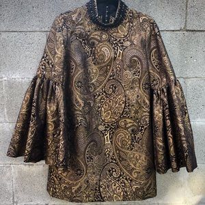 Go For Baroque Bell-Sleeve Dress